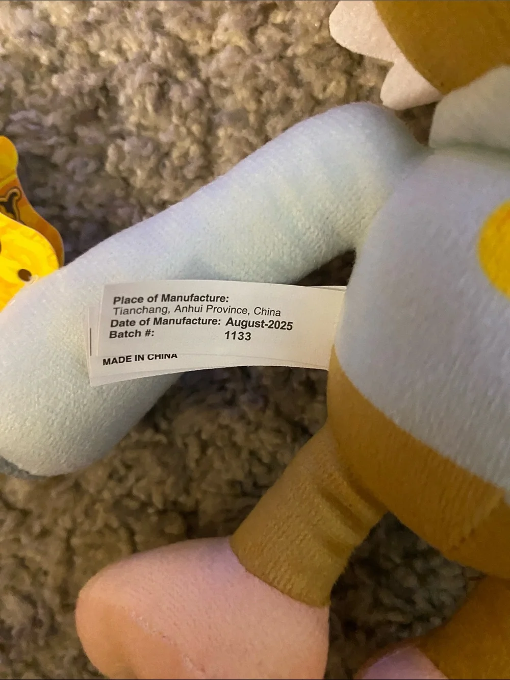Sega Toy Factory Super Monkey Ball Doctor Plush Stuffed Animal Toy.